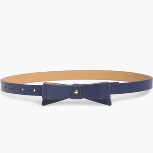 Kate Spade Midnight Blue Bow Belt NWT Kate Spade New York Skinny Bow Belt - Blue - Size M  main image 3